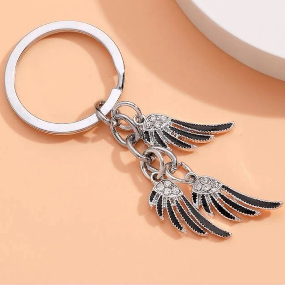 New Angel Bird Wings Keychain Purse Charm Affordable Stocking Stuffer Gift